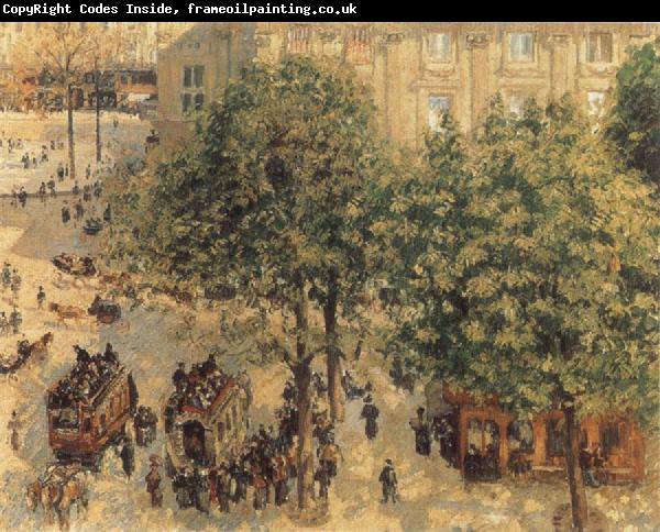 Camille Pissarro Place du theatre francais a paris